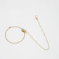 Gold-Polished Tear Drop Kundan Nose Ring - Ruby Raang | Swadesiicart