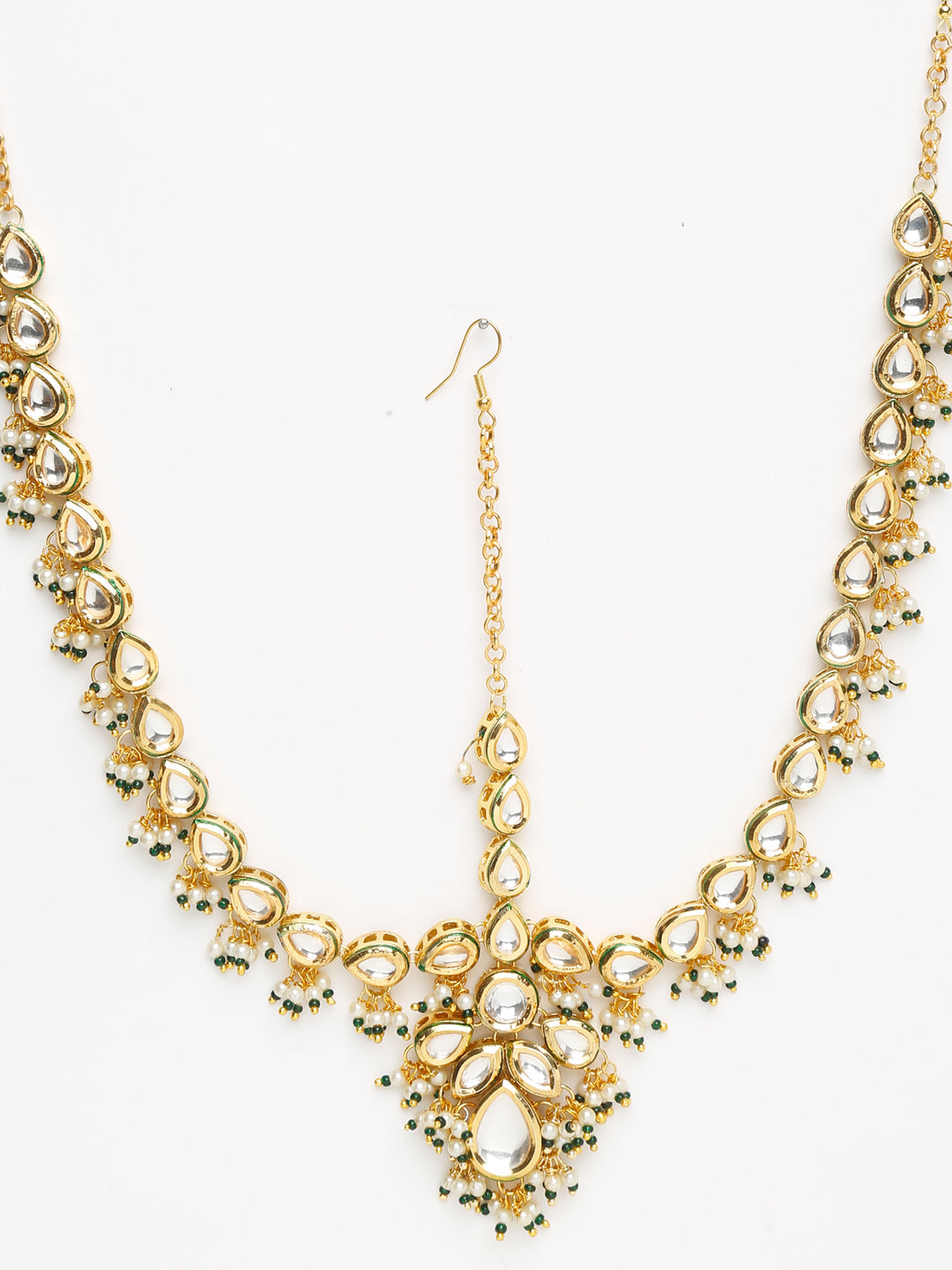 Kundan Matha Patti - Ruby Raang | Swadesiicart