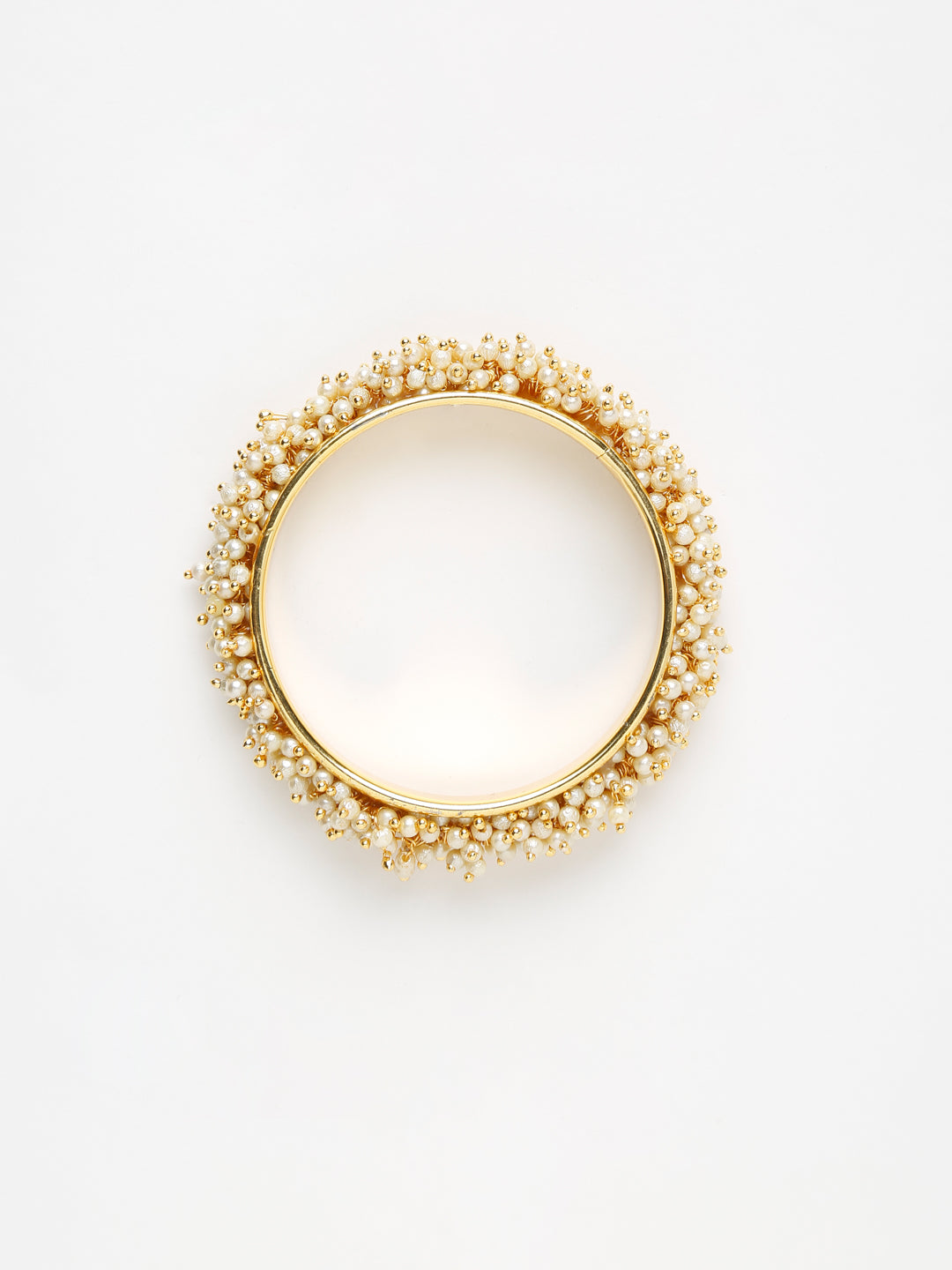 Pearl Embellished Bange Set Of 2 - Ruby Raang - Swadesiicart
