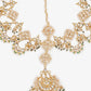 Women's Gold Kundan Maharani Matha Patti - Ruby Raang | Swadesiicart