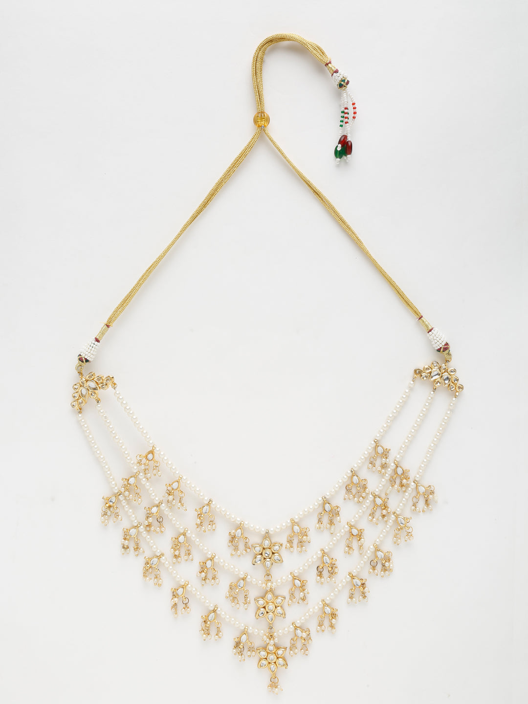 Kundan Neckpiece - Ruby Raang | Swadesiicart