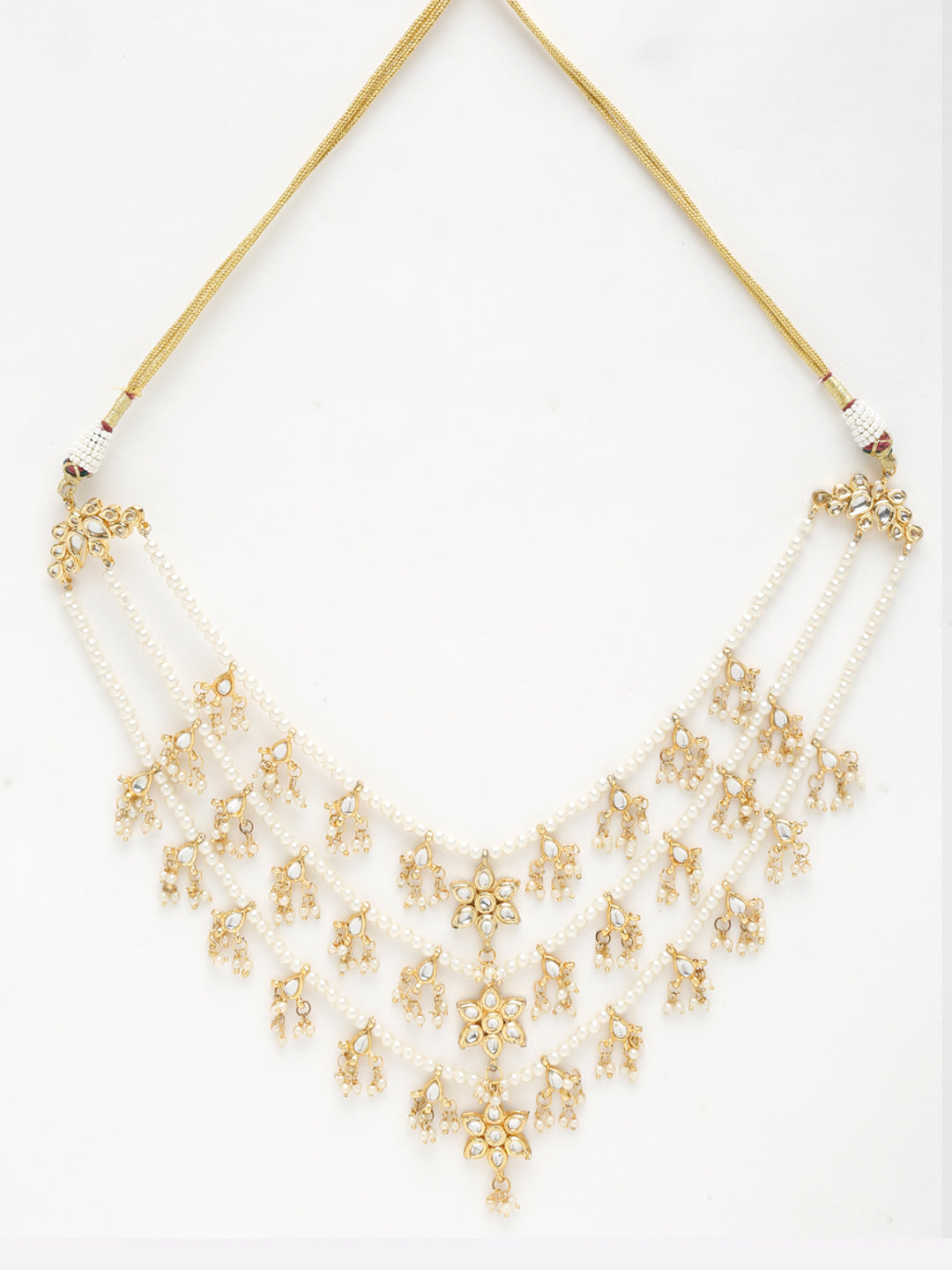 Kundan Neckpiece - Ruby Raang | Swadesiicart