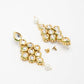 Kundan Choker With Earrings - Ruby Raang | Swadesiicart