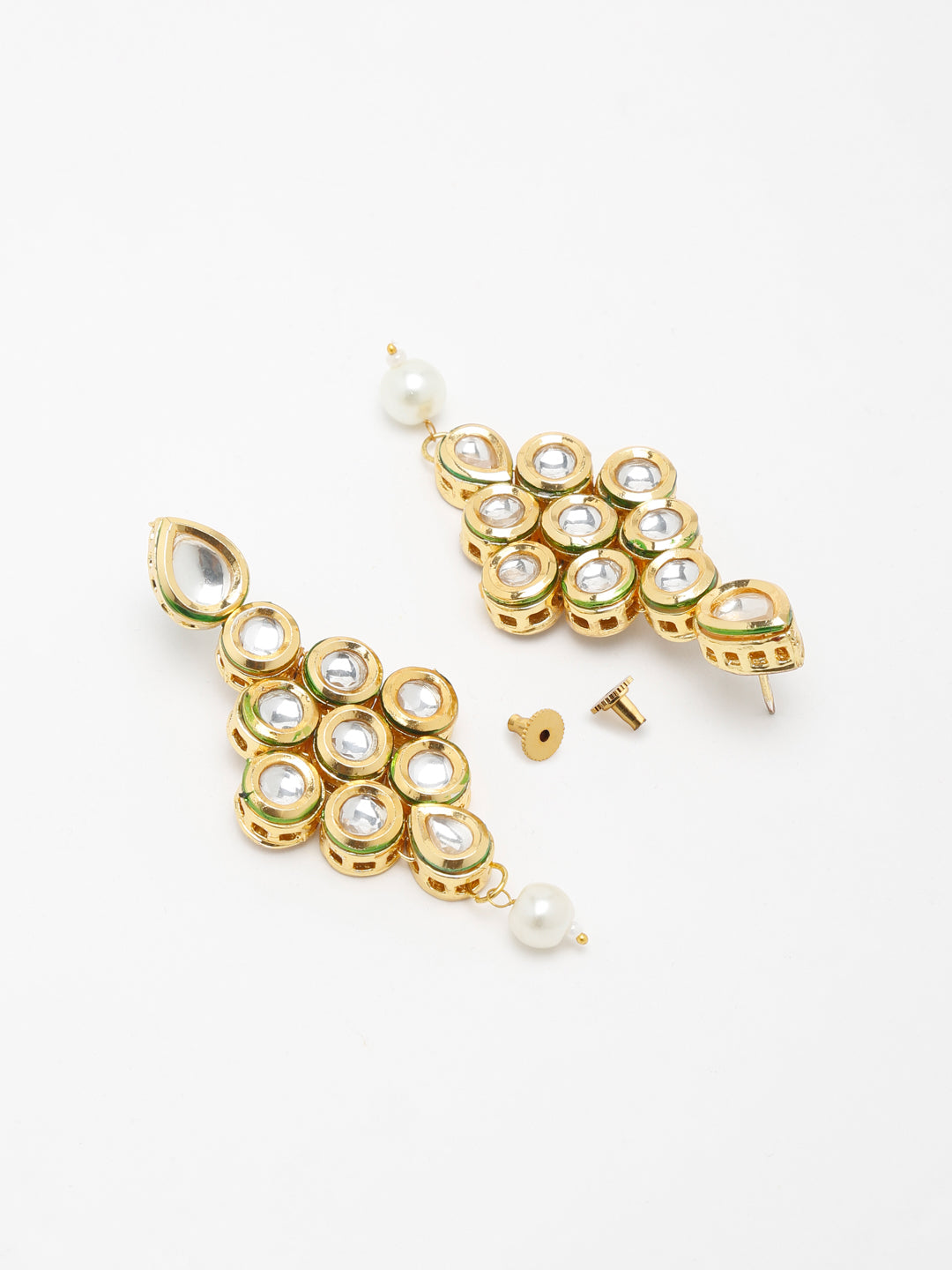 Kundan Choker With Earrings - Ruby Raang | Swadesiicart
