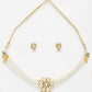 Kundan Choker With Pearls, Earrings - Ruby Raang | Swadesiicart