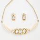 Kundan Choker With Earrings - Ruby Raang | Swadesiicart