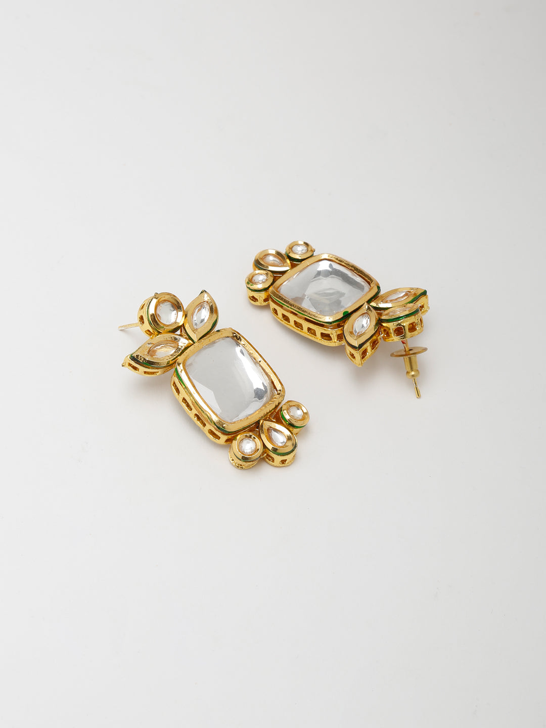 Kundan Choker With Earrings - Ruby Raang | Swadesiicart