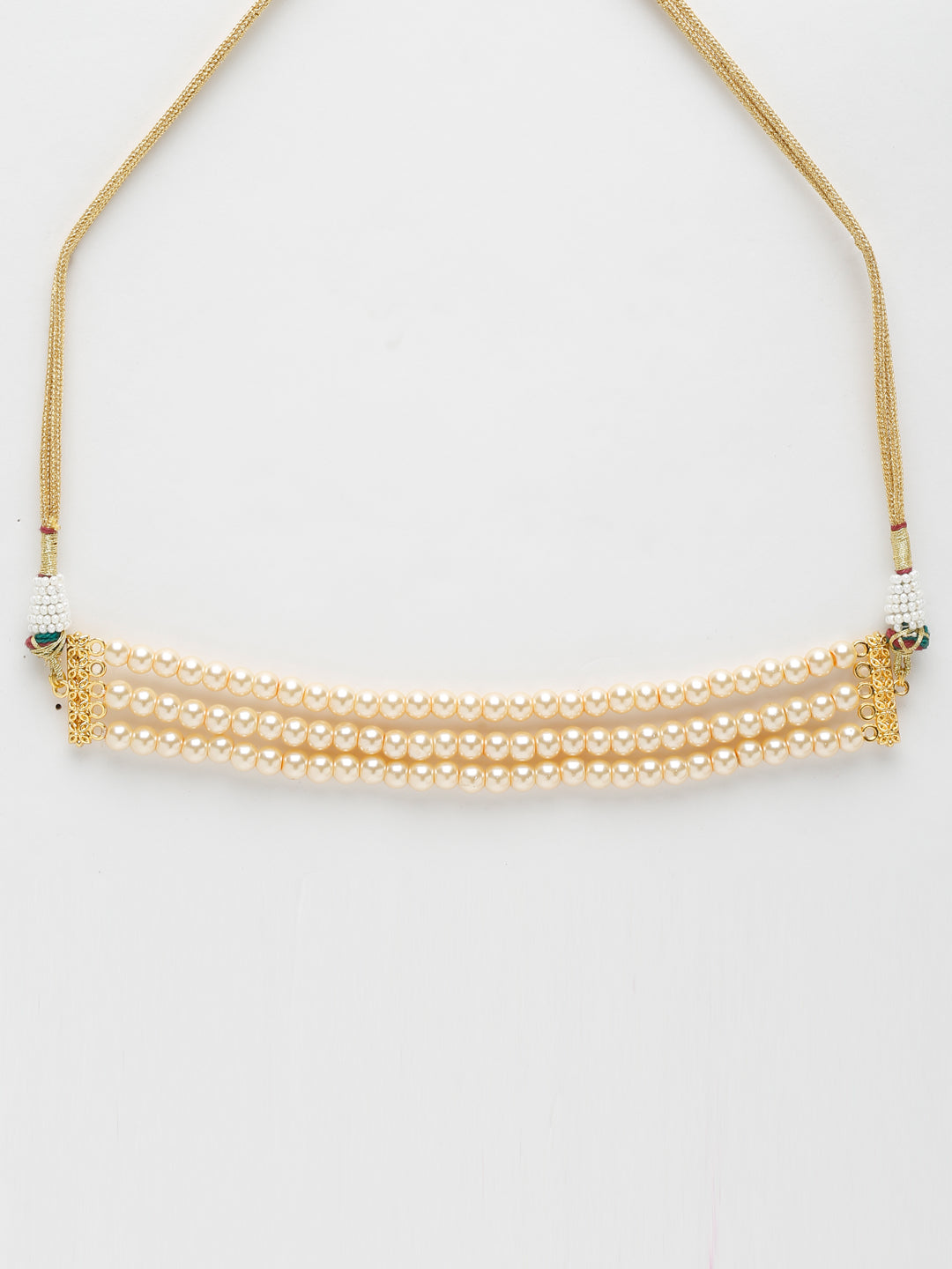 Pearl Choker - Ruby Raang | Swadesiicart