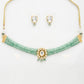 Kundan Choker With Studs - Ruby Raang | Swadesiicart