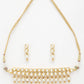 Kundan Choker With Earrings - Ruby Raang | Swadesiicart