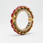 Single Multi Embellished Bangle - Ruby Raang - Swadesiicart