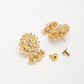Gold-Polished Kundan Earrings - Ruby Raang | Swadesiicart