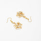 Gold-Polished Kundan Studs - Ruby Raang - Swadesiicart