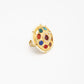 Kundan Ring - Ruby Raang | Swadesiicart