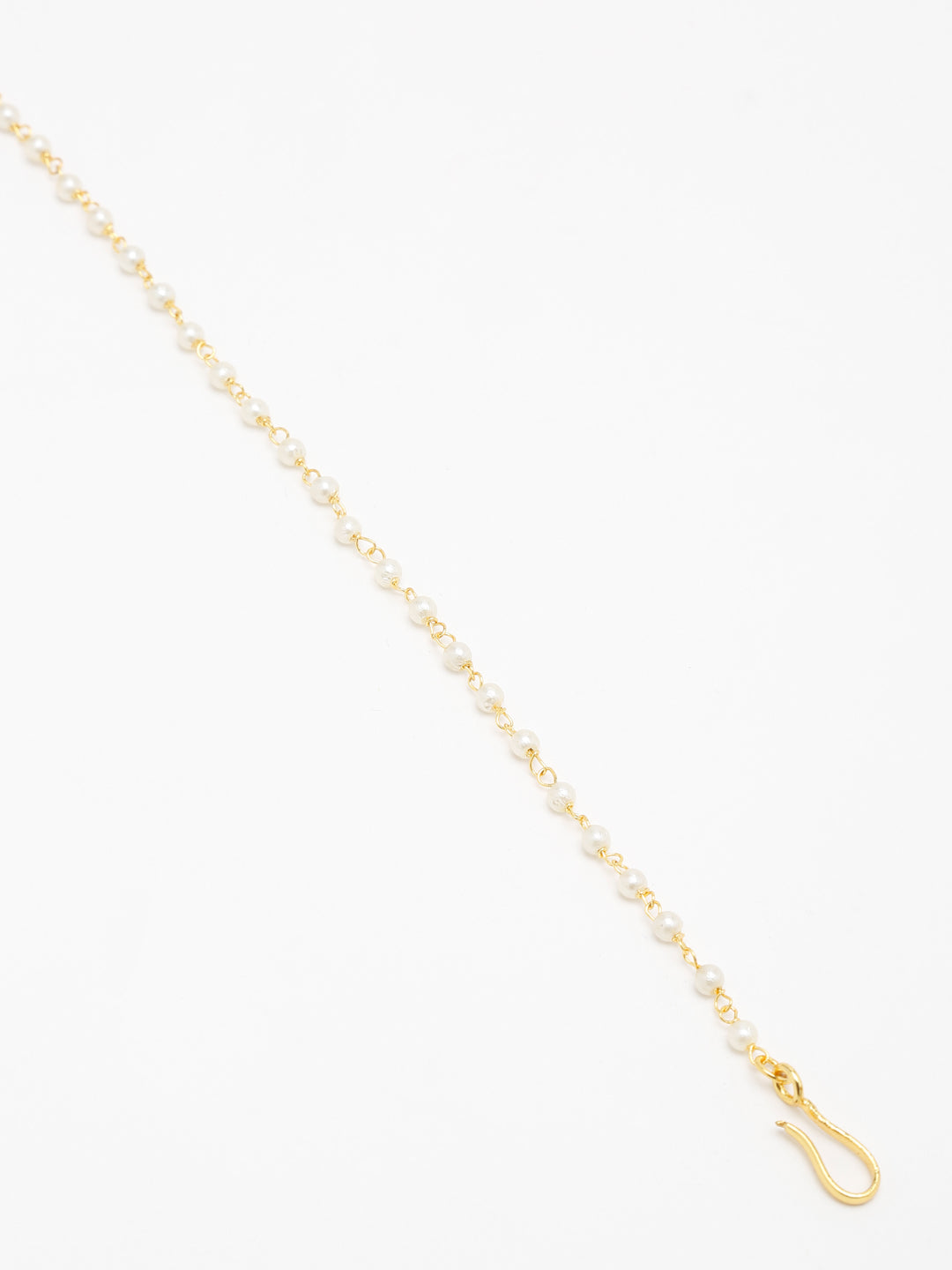 Gold-Polished Kundan Nose Ring - Ruby Raang | Swadesiicart