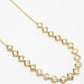 Gold-Polished Kundan Choker - Ruby Raang | Swadesiicart