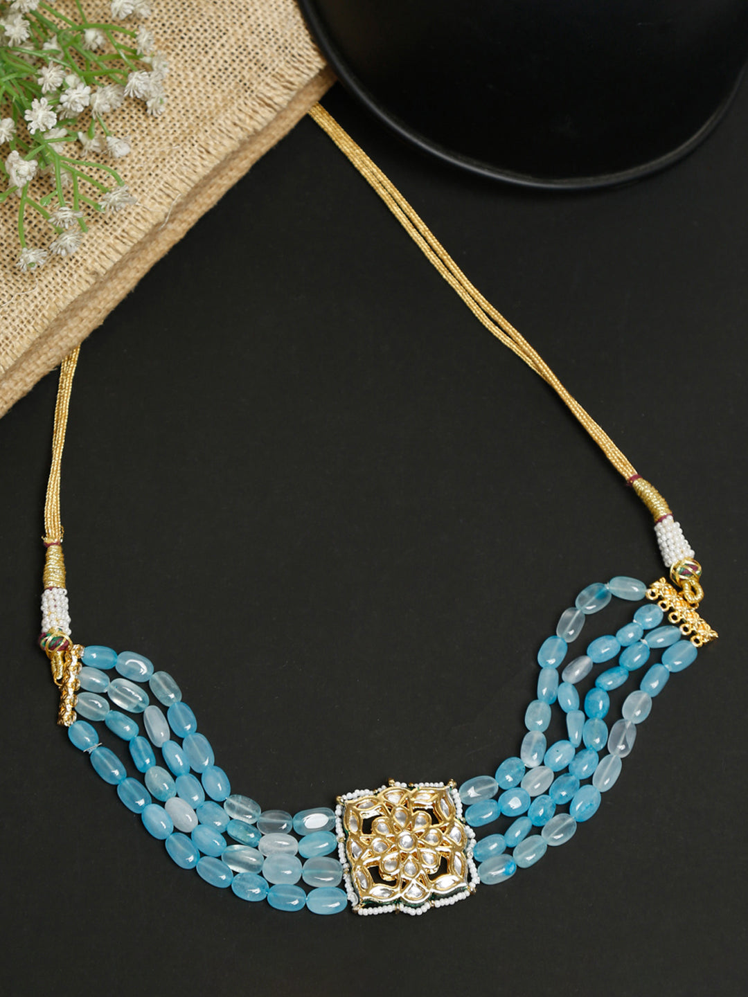 Kundan Choker - Ruby Raang | Swadesiicart