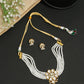 Kundan Choker With Pearls, Earrings - Ruby Raang | Swadesiicart