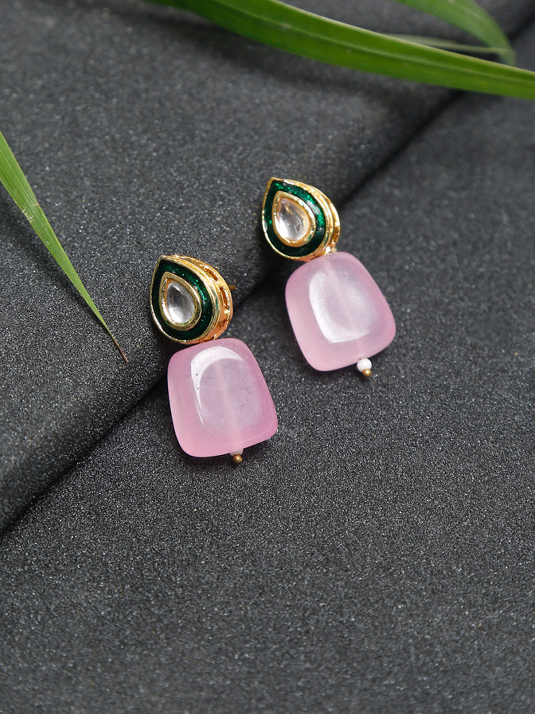 Kundan Studs - Ruby Raang - Ruby Raang Studio