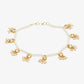 Women's White Gold Pearl Anklets - Ruby Raang | Swadesiicart