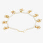 Women's White Gold Pearl Anklets - Ruby Raang | Swadesiicart