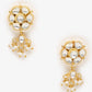 Gold-Polished Green Kundan-Studded Choker With Earrings - Ruby Raang | Swadesiicart