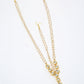 Gold-Polished White Kundan Beaded Matha Patti - Ruby Raang | Swadesiicart