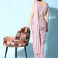 Pink Imported Crush Lycra Texture Pattern Ready to Wear Saree with stitched Blouse - Nirvana | Swadesiicart