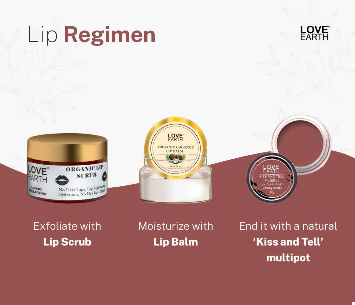 Love Earth Lip Tint & Cheek Tint Multipot-Kiss & Tell - Swadesiicart