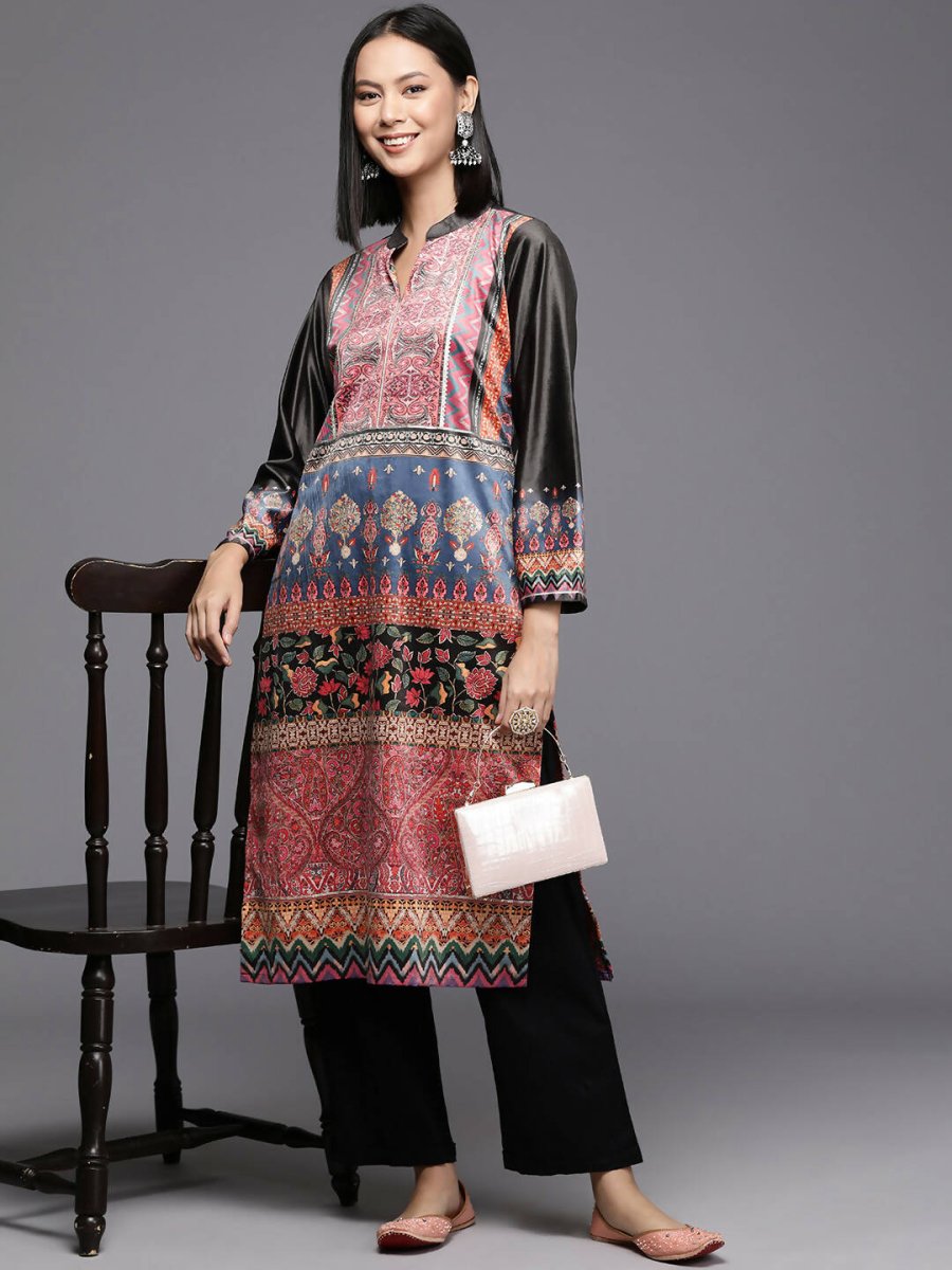 Ahalyaa Women's Traditional wear Kurta - Multi | Swadesiicart
