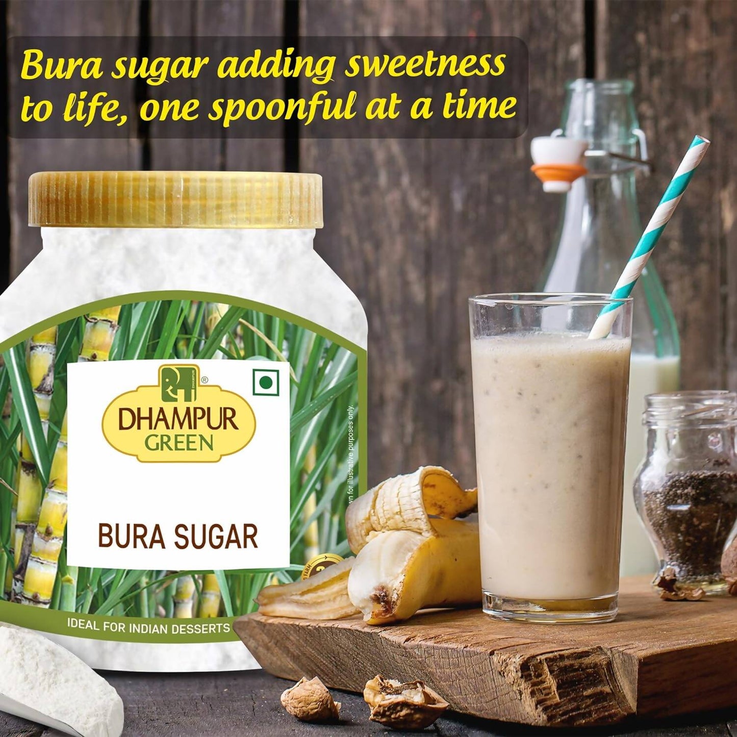 Dhampur Green Bura Sugar | Swadesiicart
