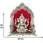 International Gift Silver-Plated Oxidized Finish Ganesha Idol - Swadesiicart
