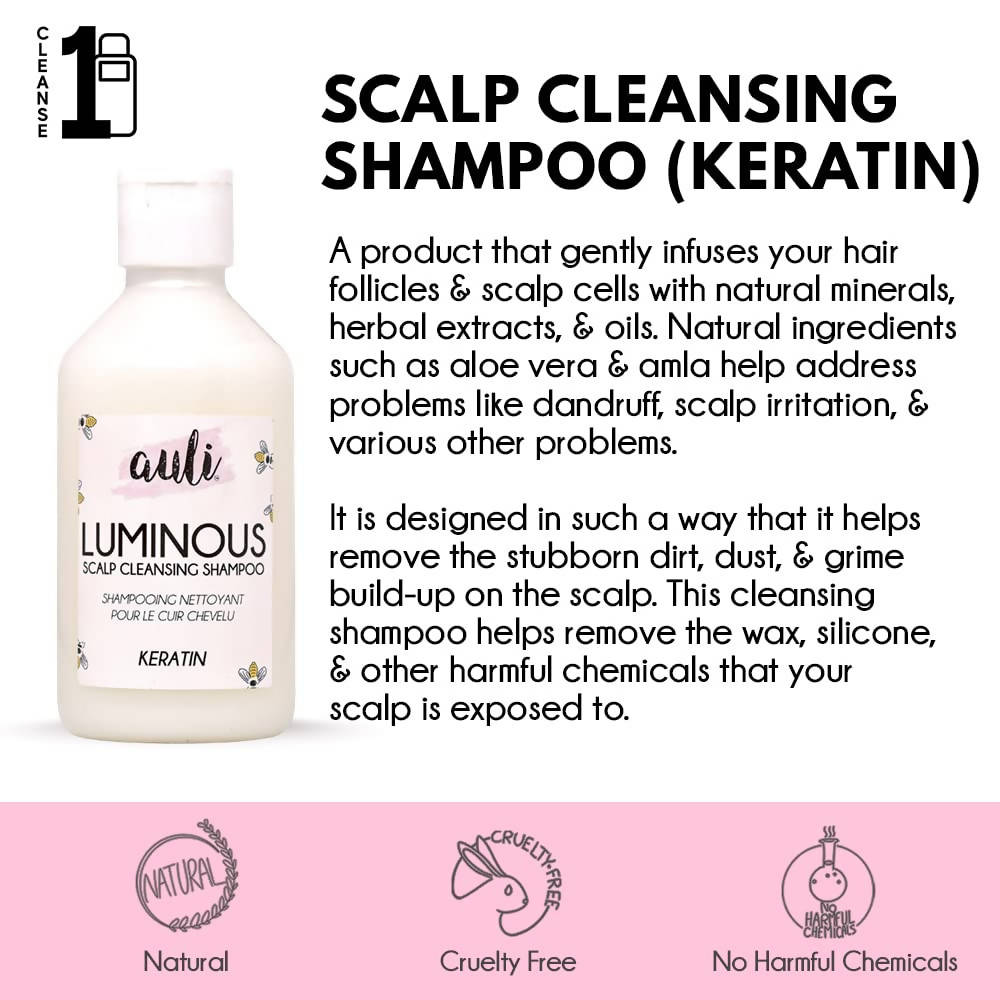 Auli Luminous Scalp Cleansing Shampoo (Keratin)