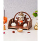 eCraftIndia Brown MDF Wooden Pooja Temple | Swadesiicart