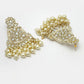 NVR Women Gold-Polished Kundan Drop Earrings | Swadesiicart