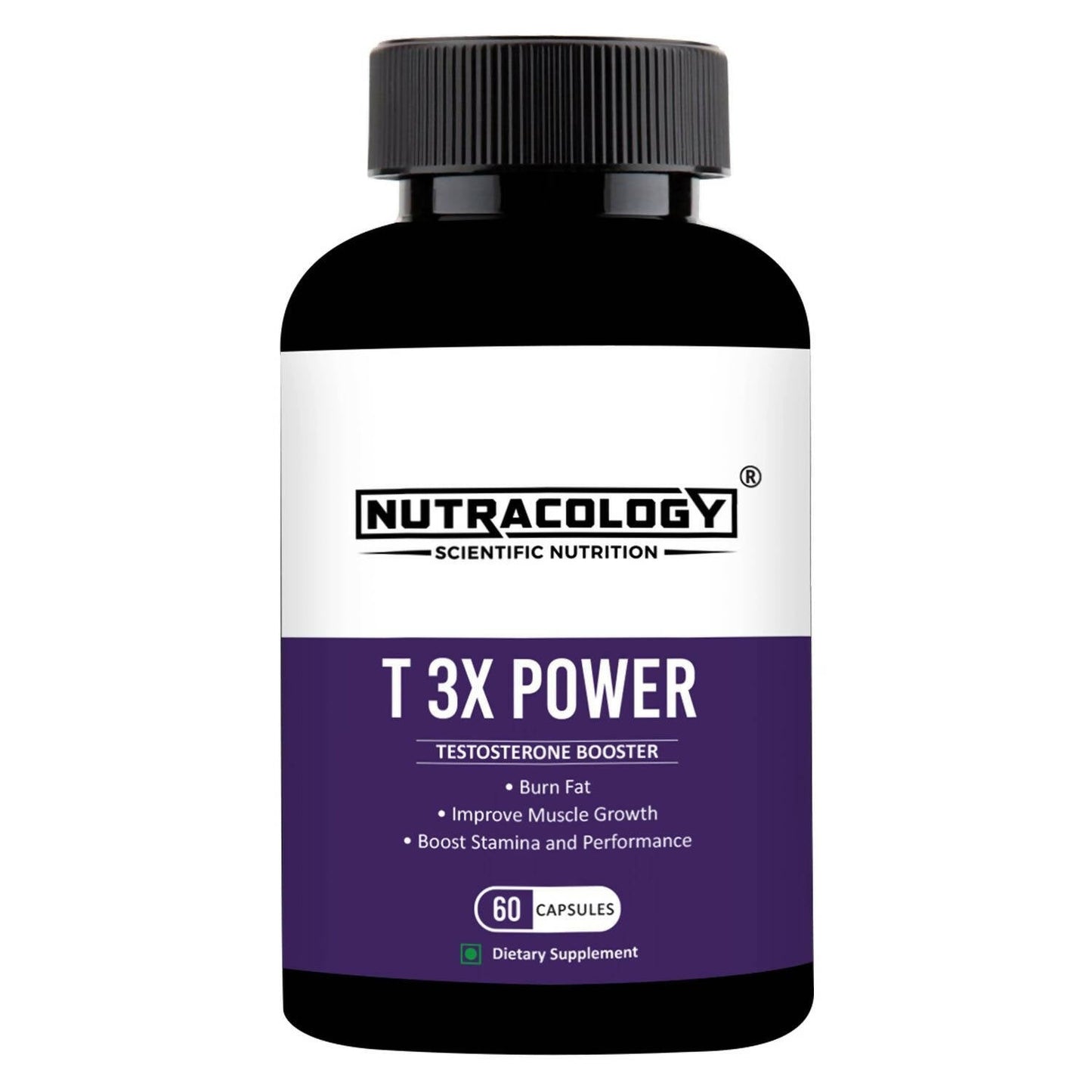 Nutracology T 3X Power Testosterone Booster For Muscle Strength Energy For Men | Swadesiicart