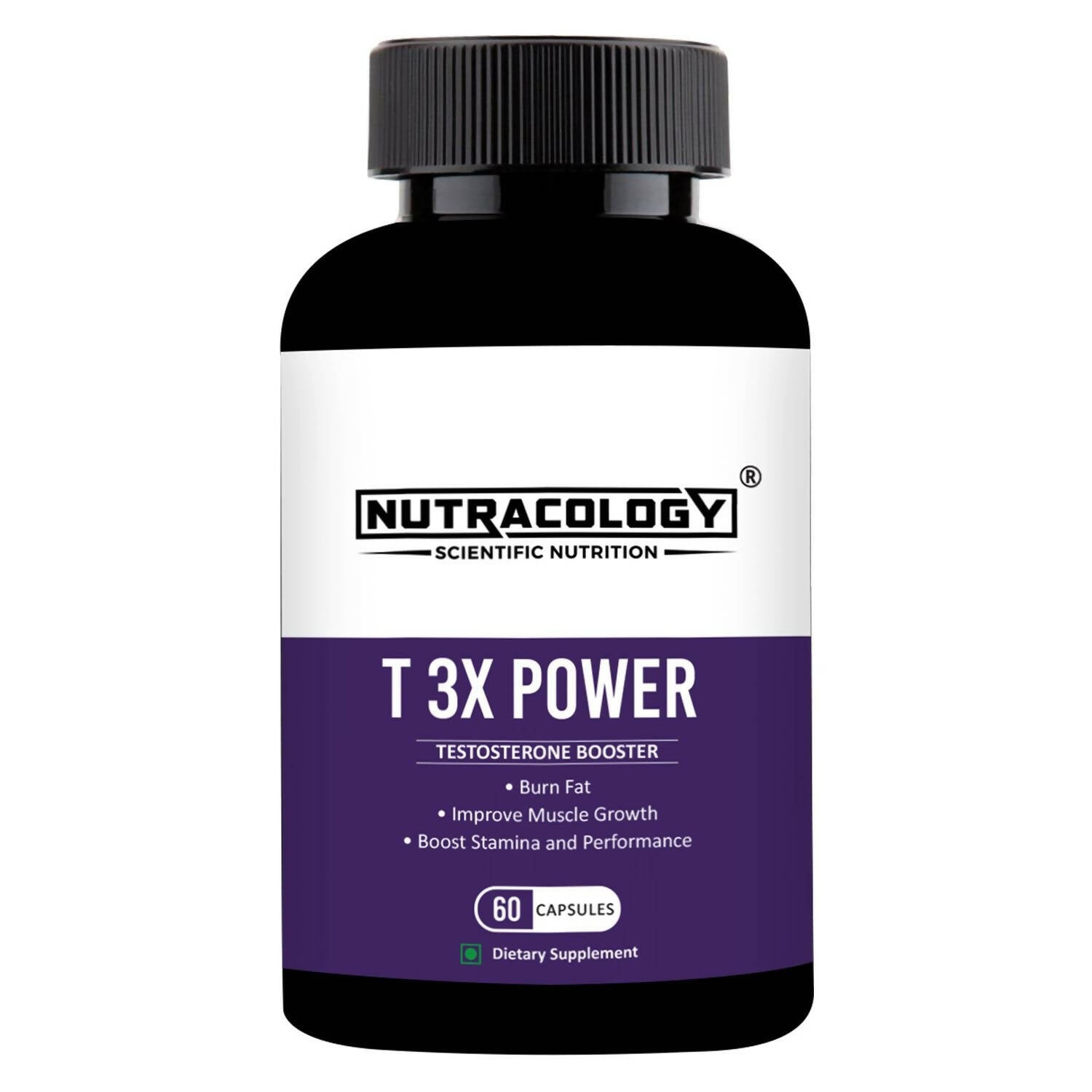 Nutracology T 3X Power Testosterone Booster For Muscle Strength Energy For Men | Swadesiicart