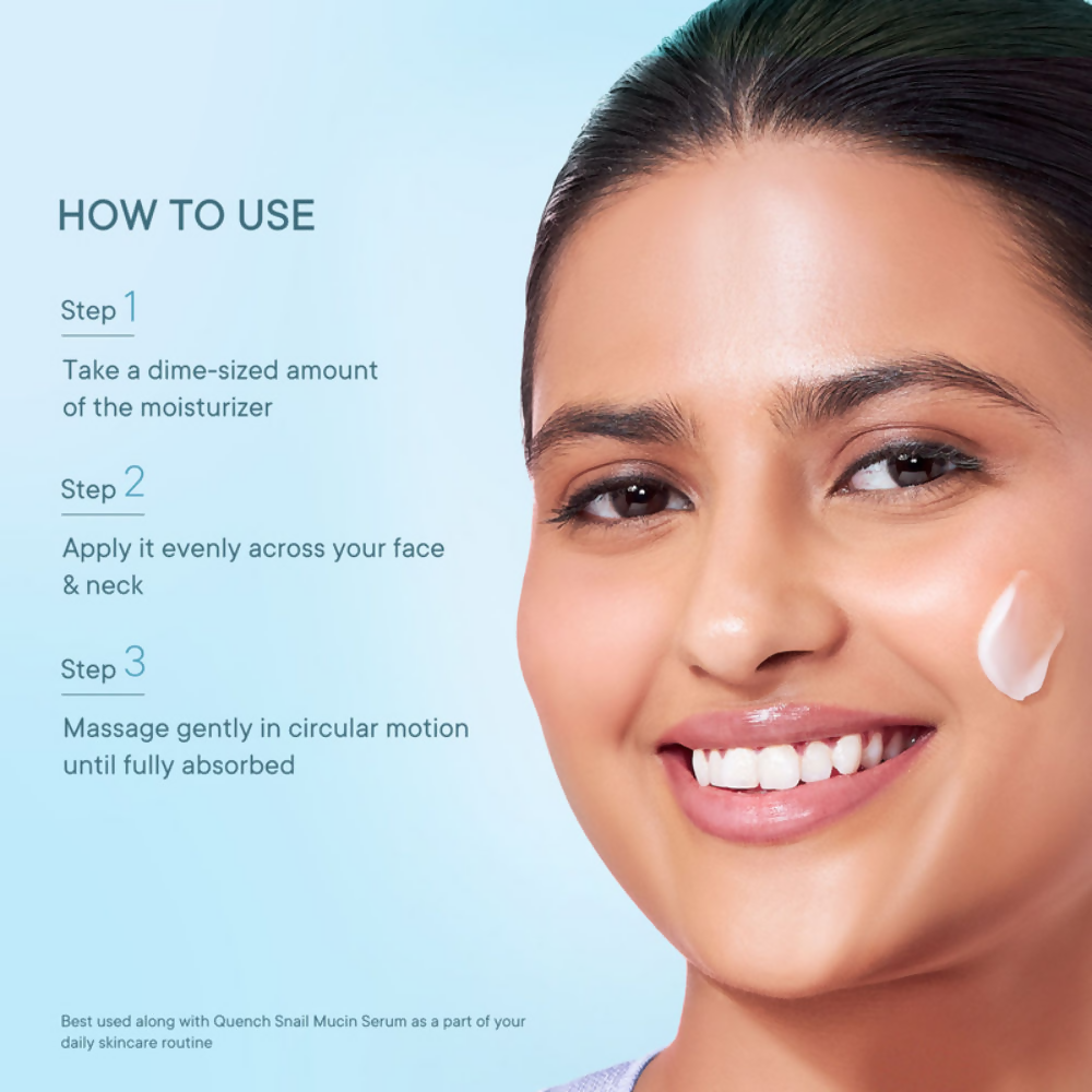 Quench 92% Snail Mucin Collagen Boost Moisturizer | Swadesiicart
