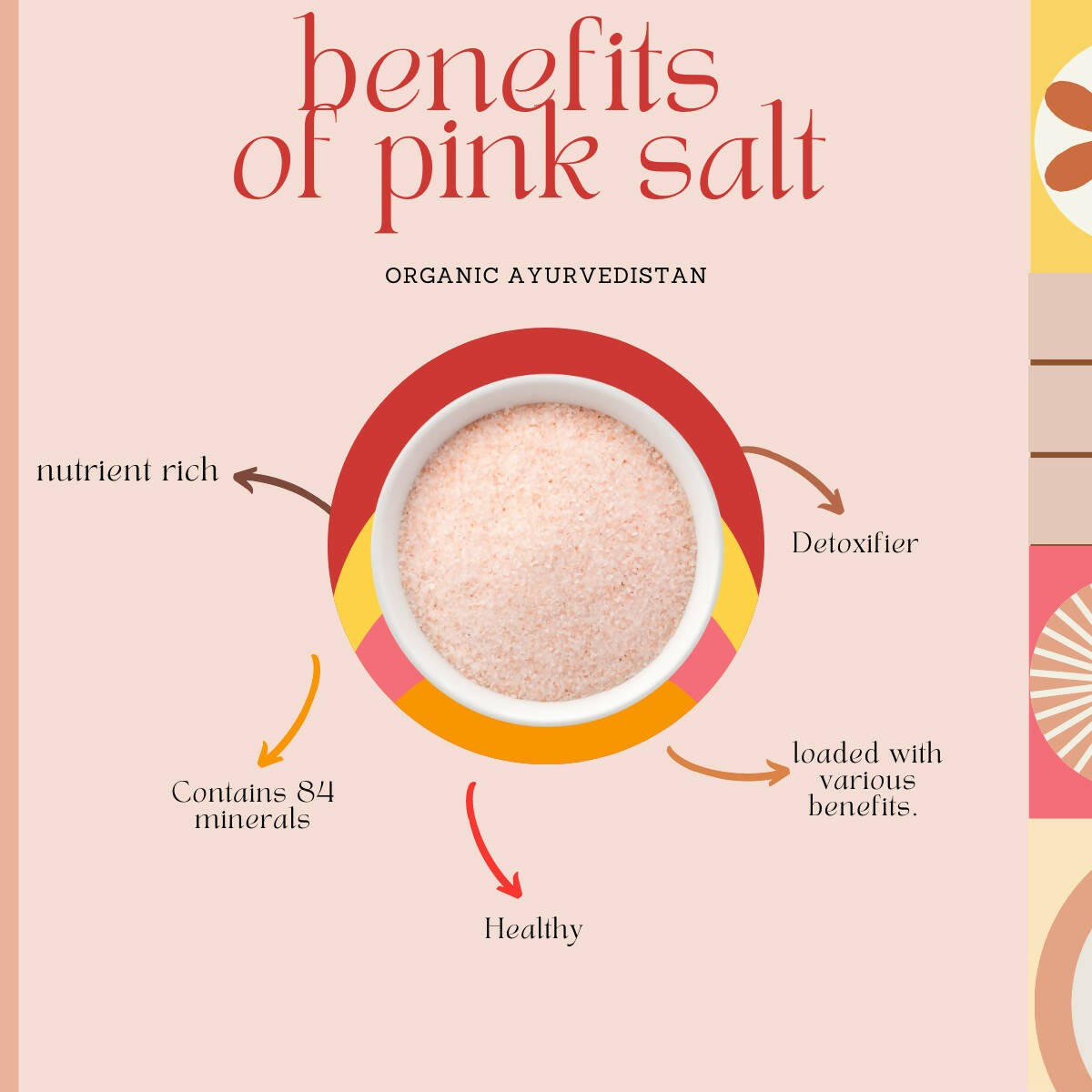 Organic Ayurvedistan Pink Salt Powder - Swadesiicart