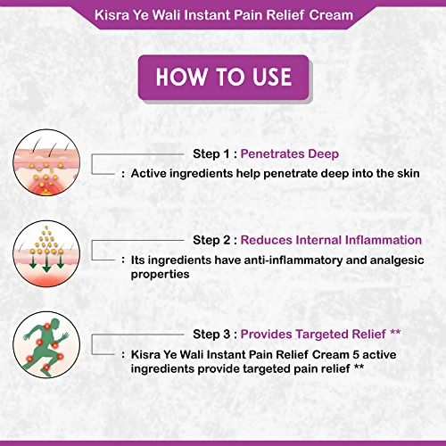 Kisra Ye Wali Instant Pain Relief Cream | Swadesiicart