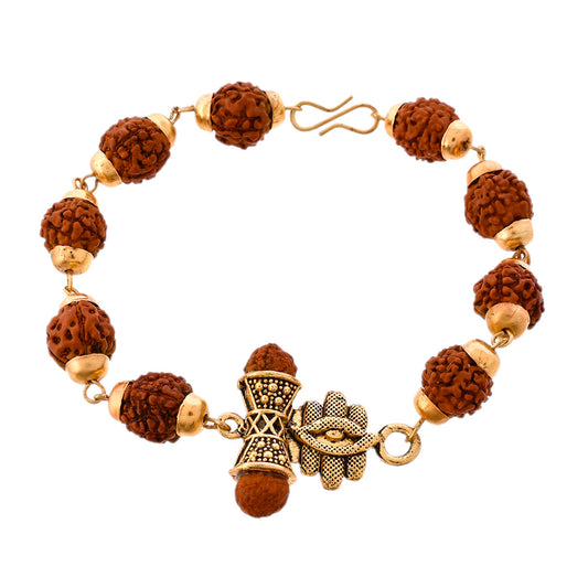 trueBrowns X Voylla Ethnic Rudraksha Beads Rakhi | Swadesiicart