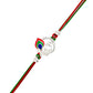 trueBrowns X Voylla Colorful Mor Pankh Thread Rakhi | Swadesiicart