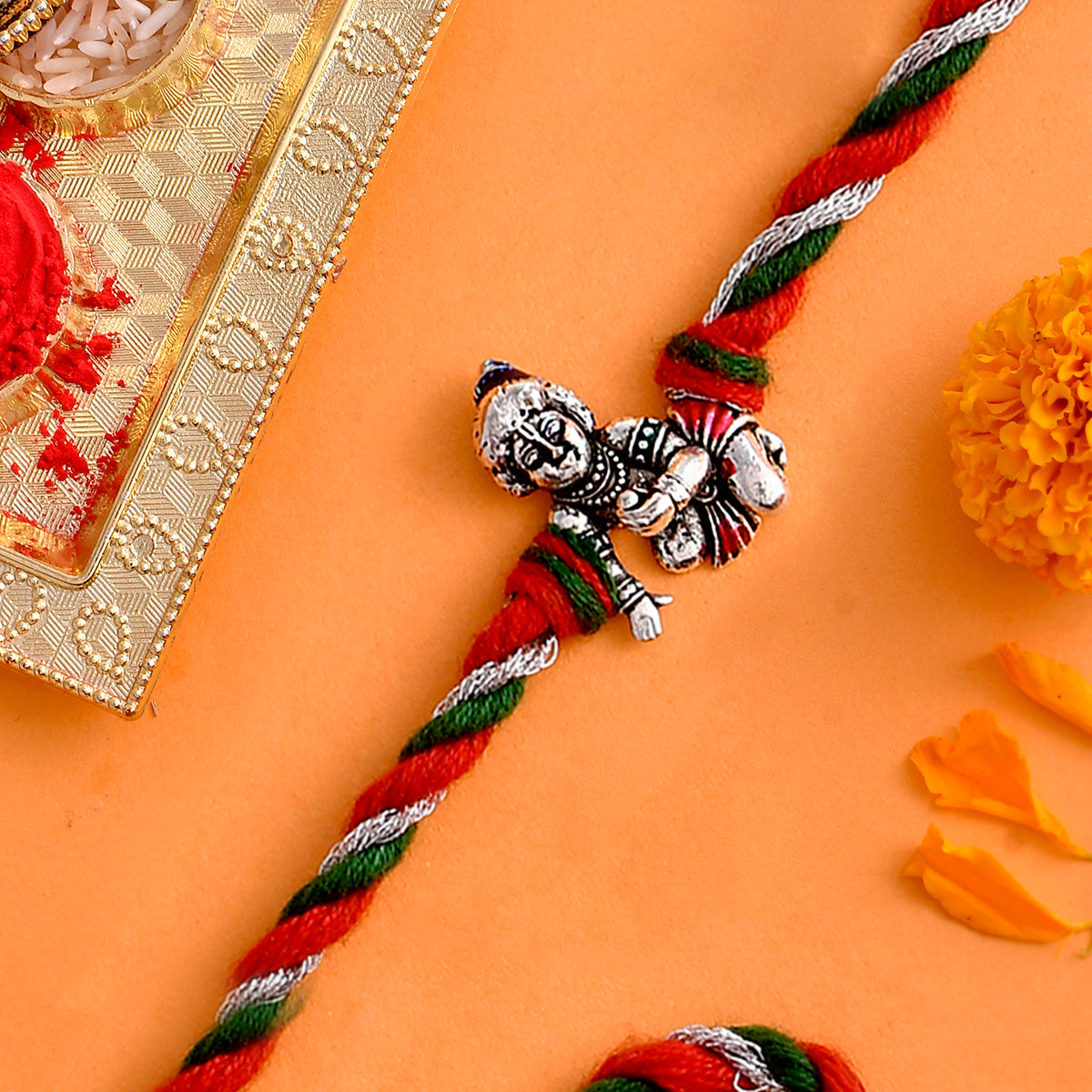 trueBrowns X Voylla Colorful Lord Krishna Motif Rakhi | Swadesiicart