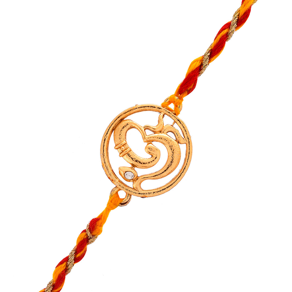 trueBrowns X Voylla Om Rudraksha Beads Thread Rakhi | Swadesiicart