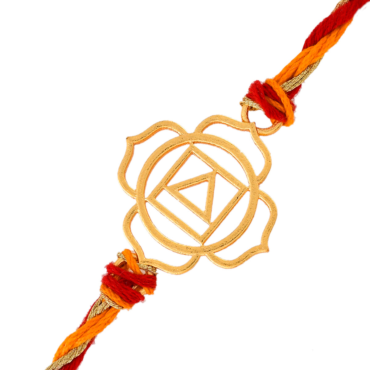 trueBrowns X Voylla High Polish Abstract Floral Motif Rakhi | Swadesiicart