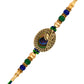 trueBrowns X Voylla Radha Krishna Peacock Feather Beaded Thread Rakhi | Swadesiicart