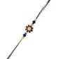 trueBrowns X Voylla Ethnic Studded Blue Thread Rakhi | Swadesiicart