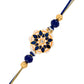 trueBrowns X Voylla Ethnic Studded Blue Thread Rakhi | Swadesiicart