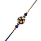 trueBrowns X Voylla Ethnic Embellished Blue Thread Rakhi | Swadesiicart