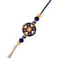 trueBrowns X Voylla Ethnic Mandala Inspired Blue Thread Rakhi | Swadesiicart